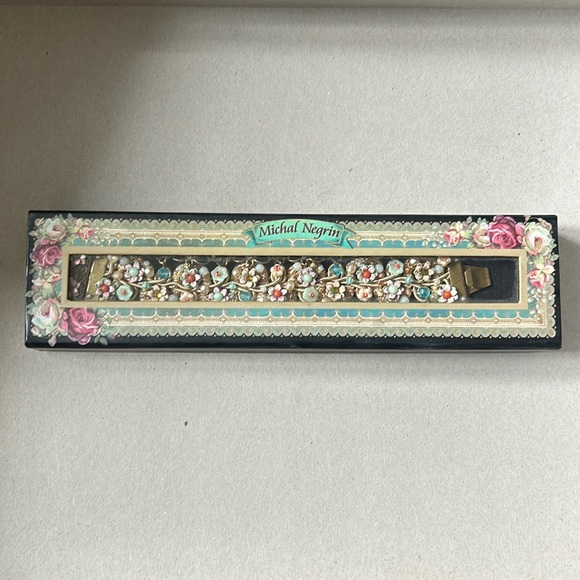 Vintage original Michal Negrin flower bracelet - Picture 2 of 8